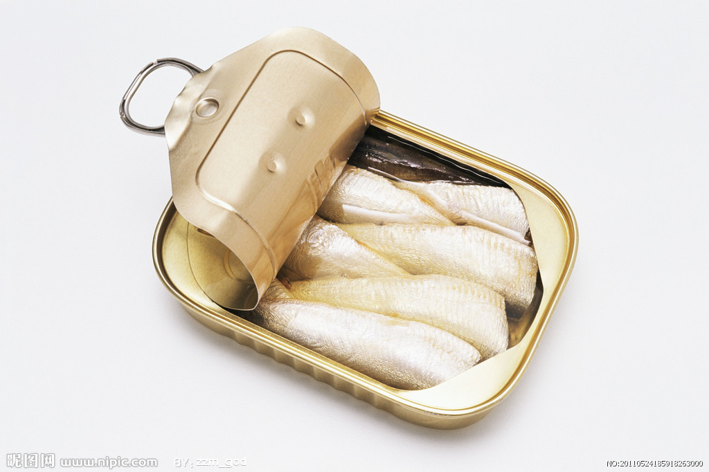 EMPTY ALUMINIUM CAN for fish 125g