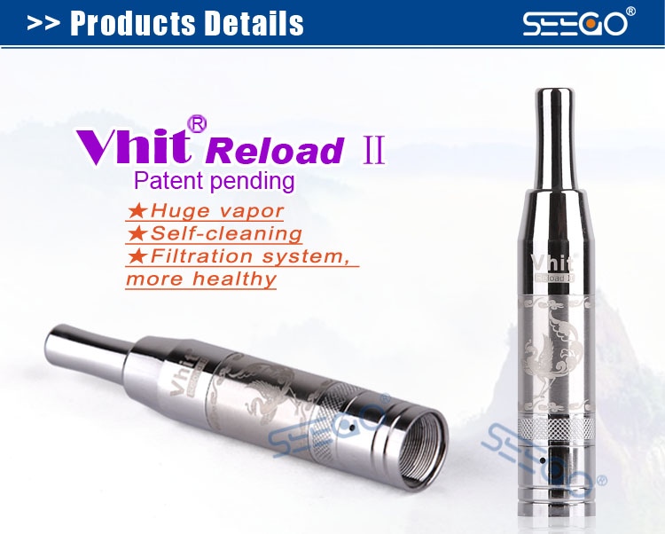 Seego mini Vhit Reload II e cig dry herb attachment of 2015 fashion
