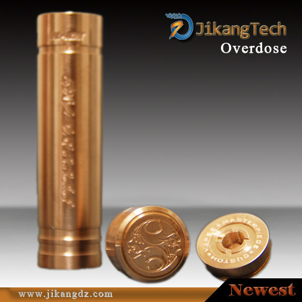 2014 Jikang New coming China supplier mechanical copper overdose mod with large stock