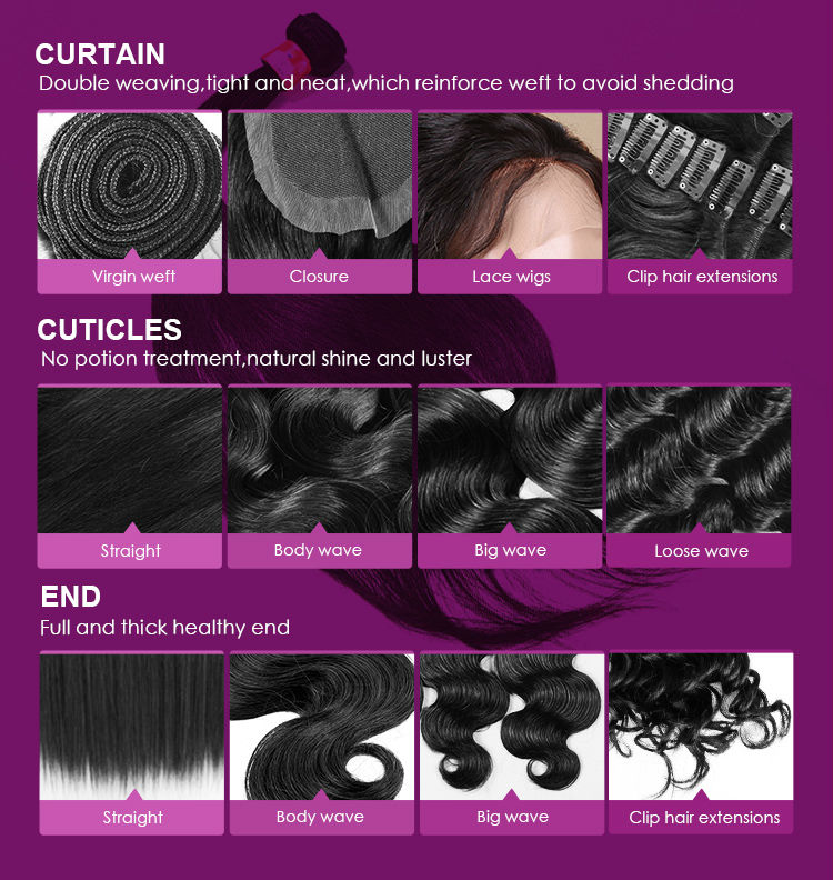 本物のミンクの売れ筋2015ブラジルの髪、 100パーセント未処理のブラジルの毛の卸売 問屋・仕入れ・卸・卸売り