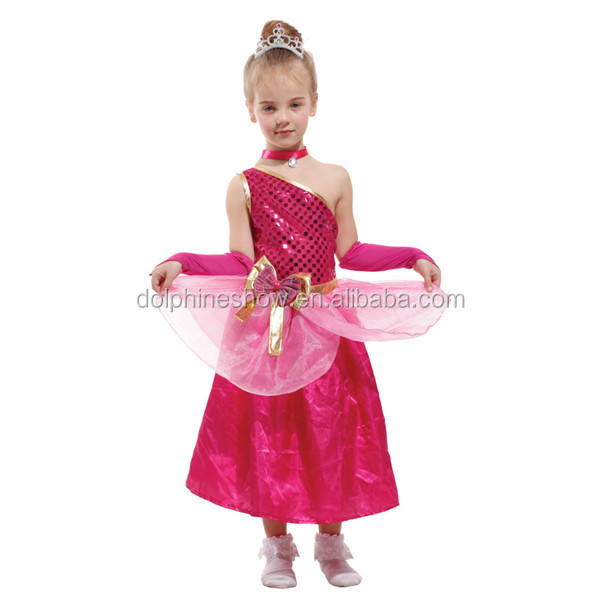 熱い販売の子供のダンス衣装コスプレカーニバルのパフォーマンスを発揮するドールドレス仕入れ・メーカー・工場