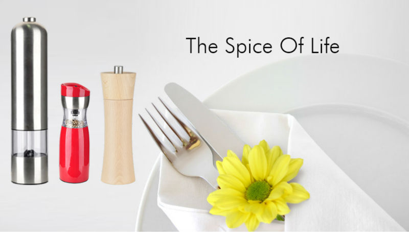 Black pepper grinder, Super quality Stainless steel salt and pepper grinder