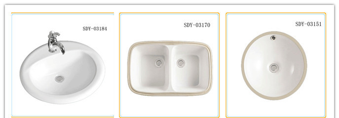 高品質のセラミック手洗器ゴールドカラーシンク浴室洗浄仕入れ・メーカー・工場
