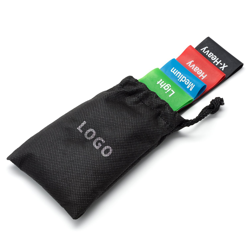 Yoga Fitness Custom Printed Latex Resistance Loop Band