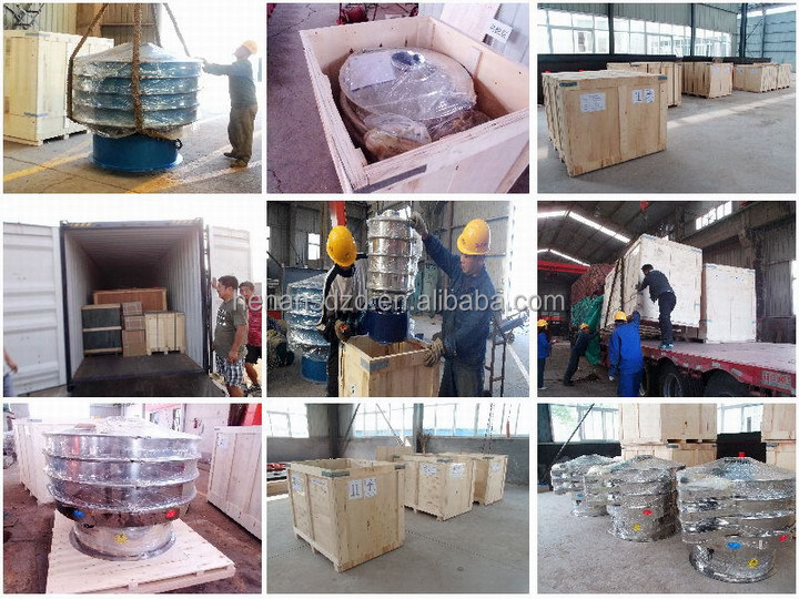 China automatic S49 series food grade powdered sugar cocoa milk powder vibration sifter machine