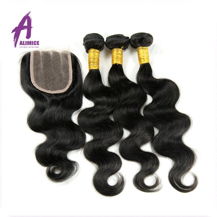 6a Indian Body Wave With Closure 3 Bundles With Lace Closure Virgin Body Wave Unprocessed Indian Human Hair Weave with Closure (8)