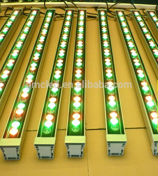ホット販売保証3年アルミ2700 k-6500 k屋外ip65 dmx512 15ワットledウォールウォッシャー仕入れ・メーカー・工場