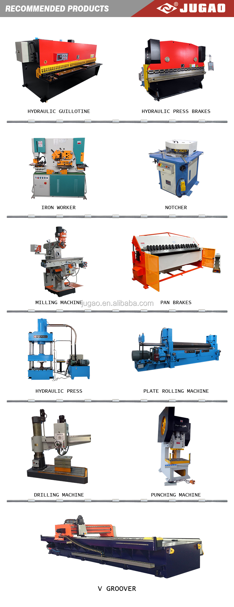 Jugao Q35Y Series Q35Y-16 Hydraulic iron worker