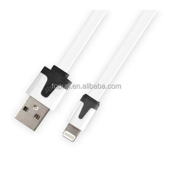 For Apple iPhone 5 5S 5C Flat Noodle USB Sync Data Charging Charger Cable Cord問屋・仕入れ・卸・卸売り