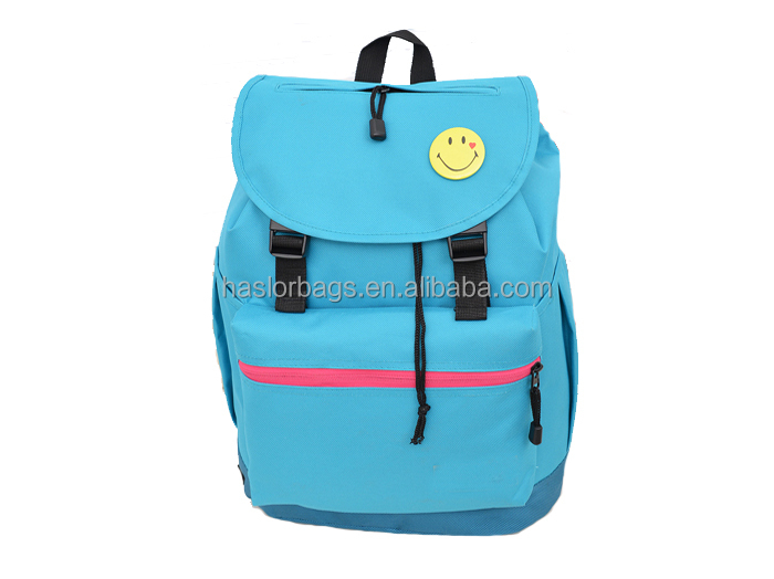 Manufacturer Bestselling Kids Blue Drawstring Backpack,High School Backpack