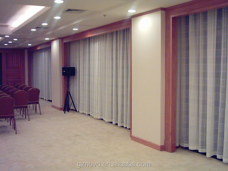 Novo Single Double Track Ceiling Mount Curtain Track For Electric