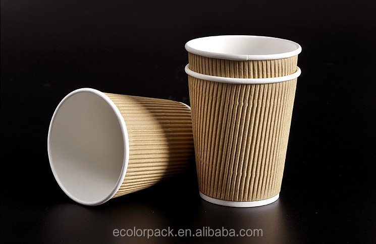 Custom Printed Double Wall wholesale Paper Coffee Cups