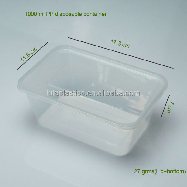 プラスチック使い捨て1100ミリリットル奪う浴槽と容器仕入れ・メーカー・工場