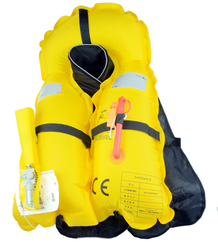 CE認証済み 海用 釣り用 救命胴衣 黒+赤 フリーサイズライフジャケット問屋・仕入れ・卸・卸売り