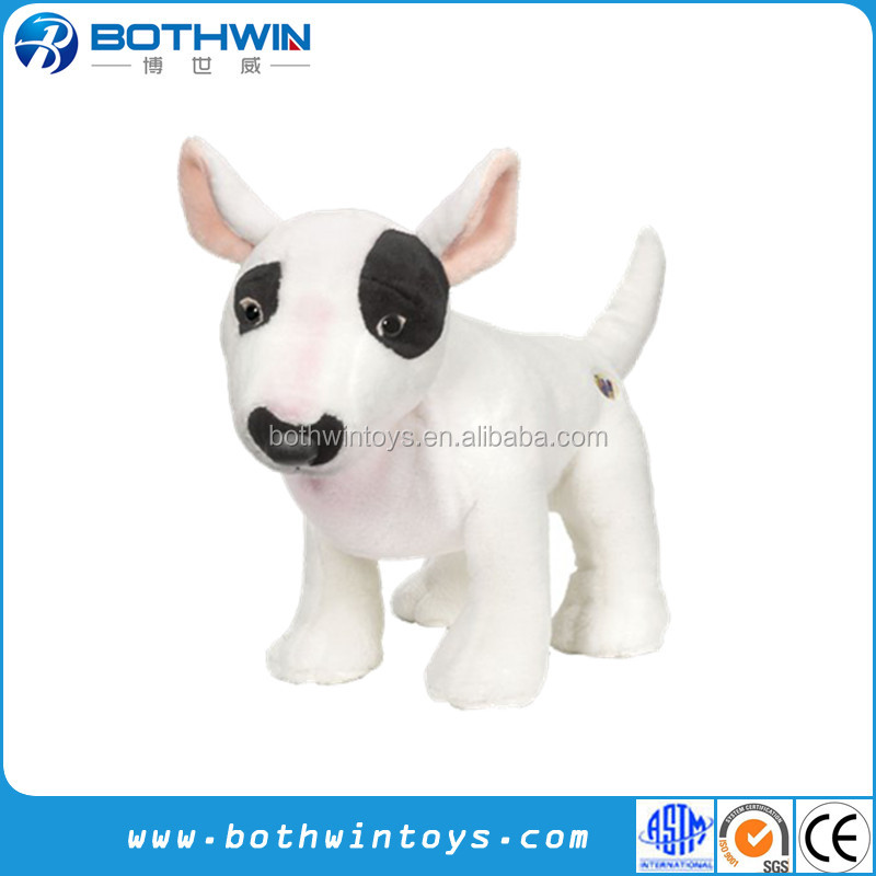 bull terrier stuffed toy