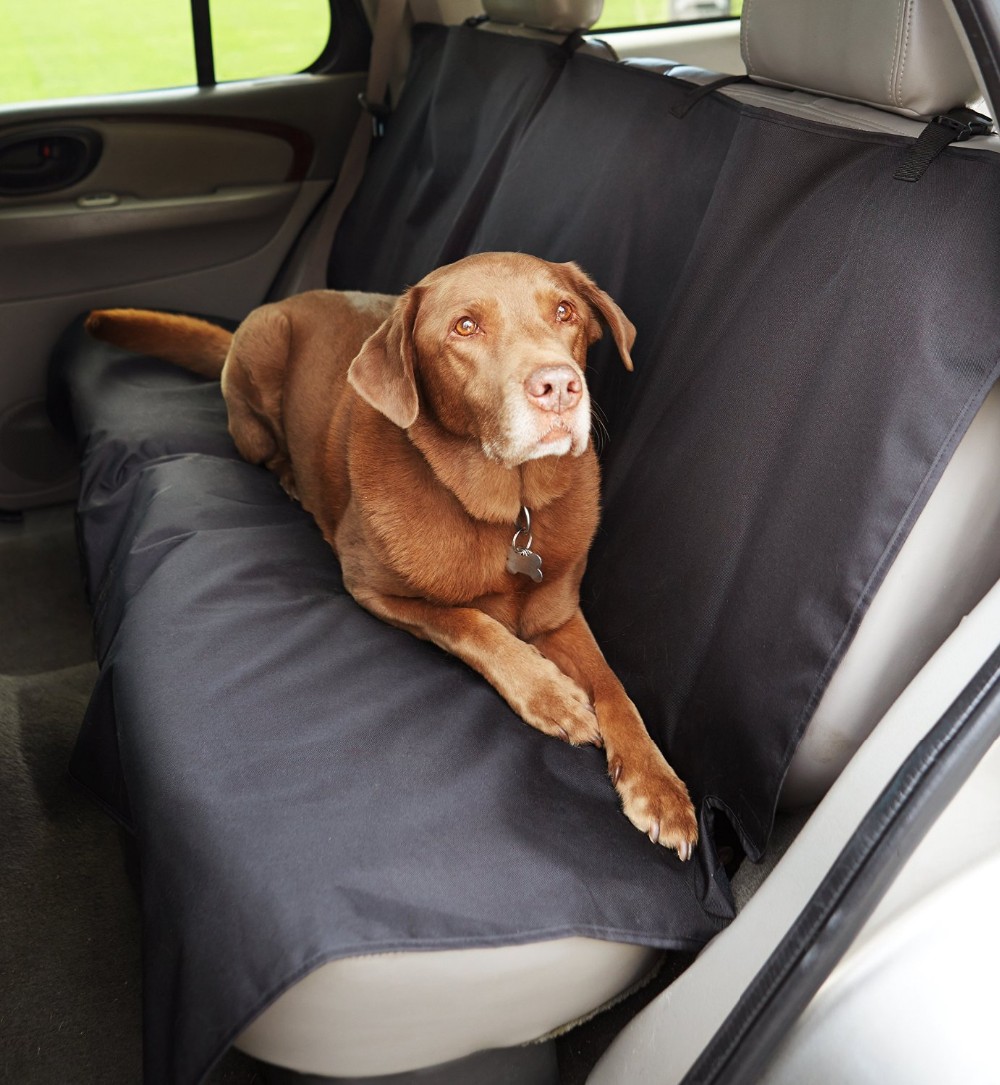 2019 Black Waterproof Car Bench Seat Cover For Pets From