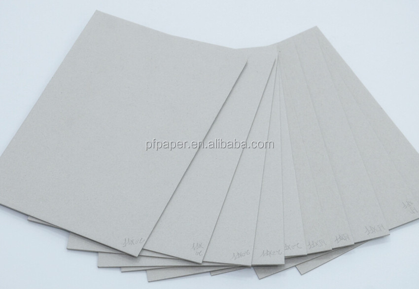 laminated 2mm thick grey cardboard sheet for book cover