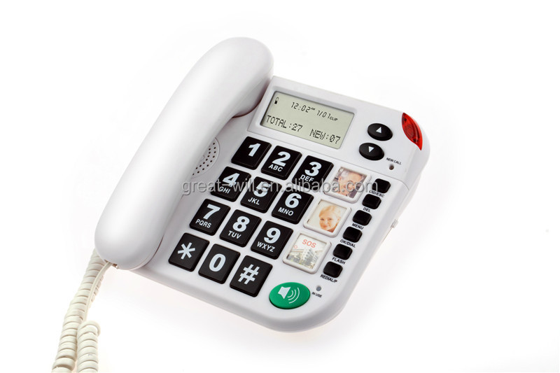 レコーディング音声メッセージの緊急コールビッグボタン電話のための緊急時間問屋・仕入れ・卸・卸売り