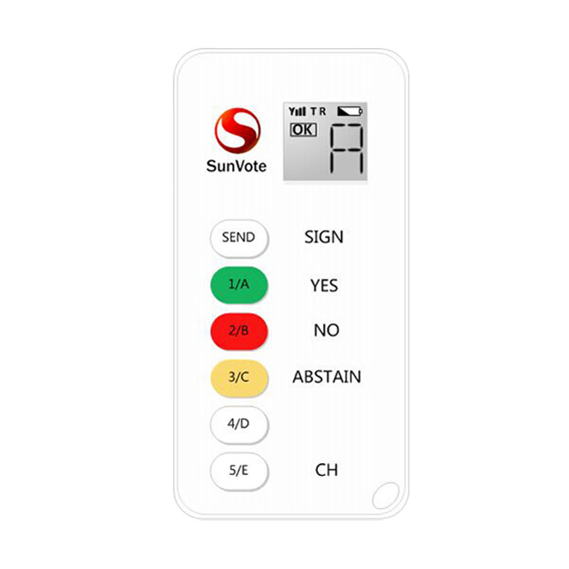 SunVote Audience voting keypad