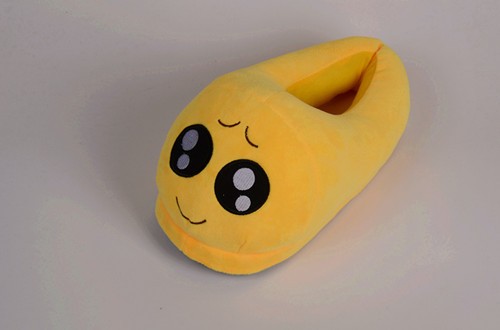 2016ホット販売新しいデザインぬいぐるみ面白い絵文字スリッパ仕入れ・メーカー・工場