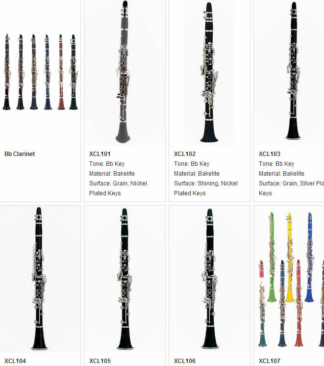 G Key Bakelite Rosewood Ebony German Albert System Barrel