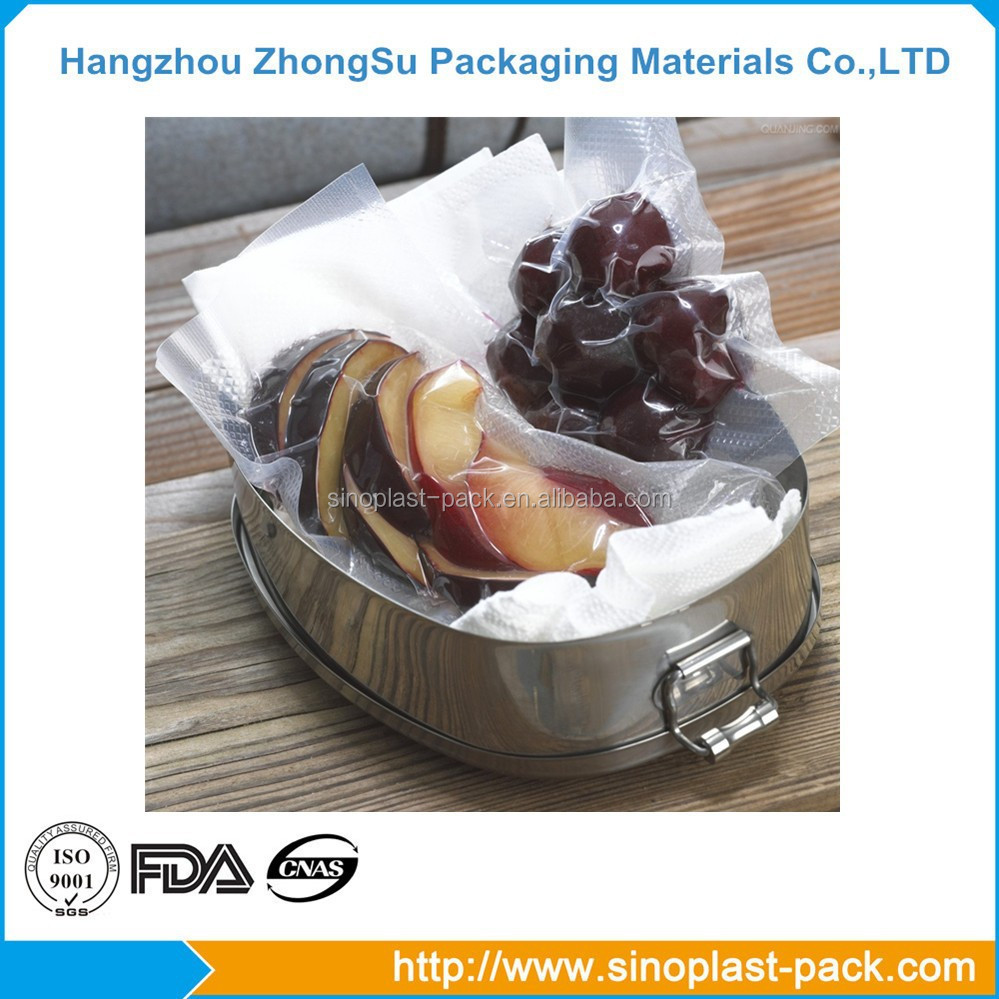 high transparent food grade vacuum bag stretch film on roll