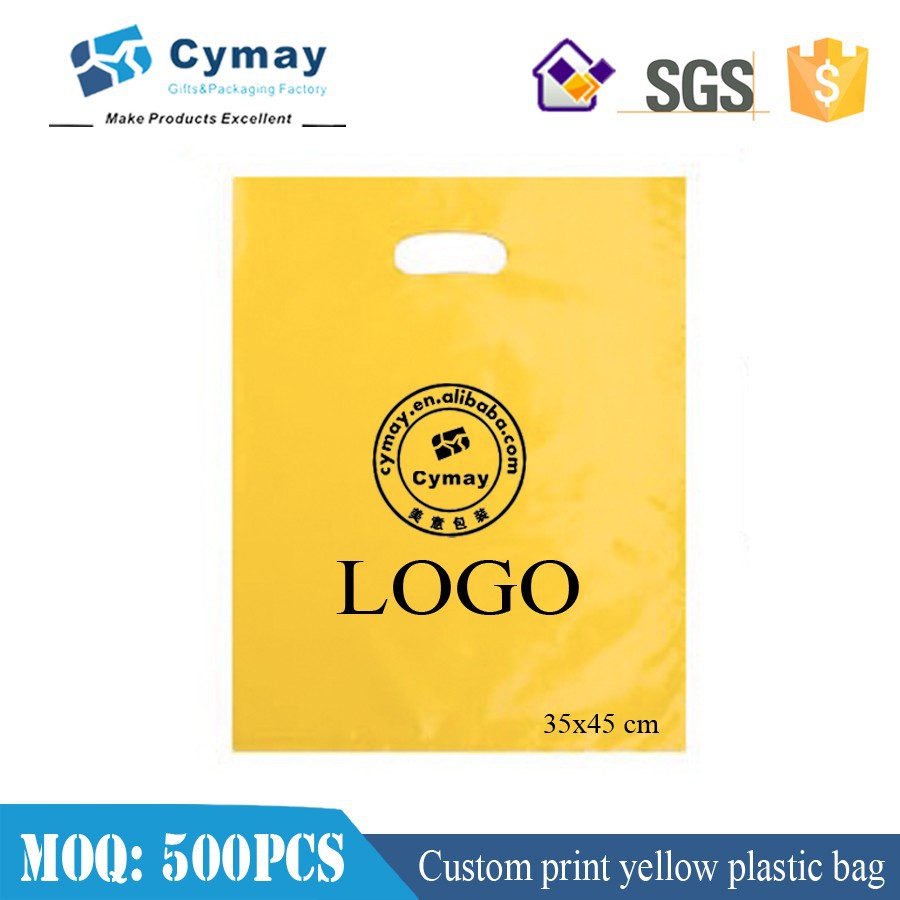 Wholesale Custom cheap plastic bags with logo print plastic bag 35x45cm - 0