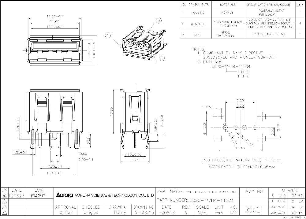 ディップ非zif/4ピンu090usbコネクタ仕入れ・メーカー・工場