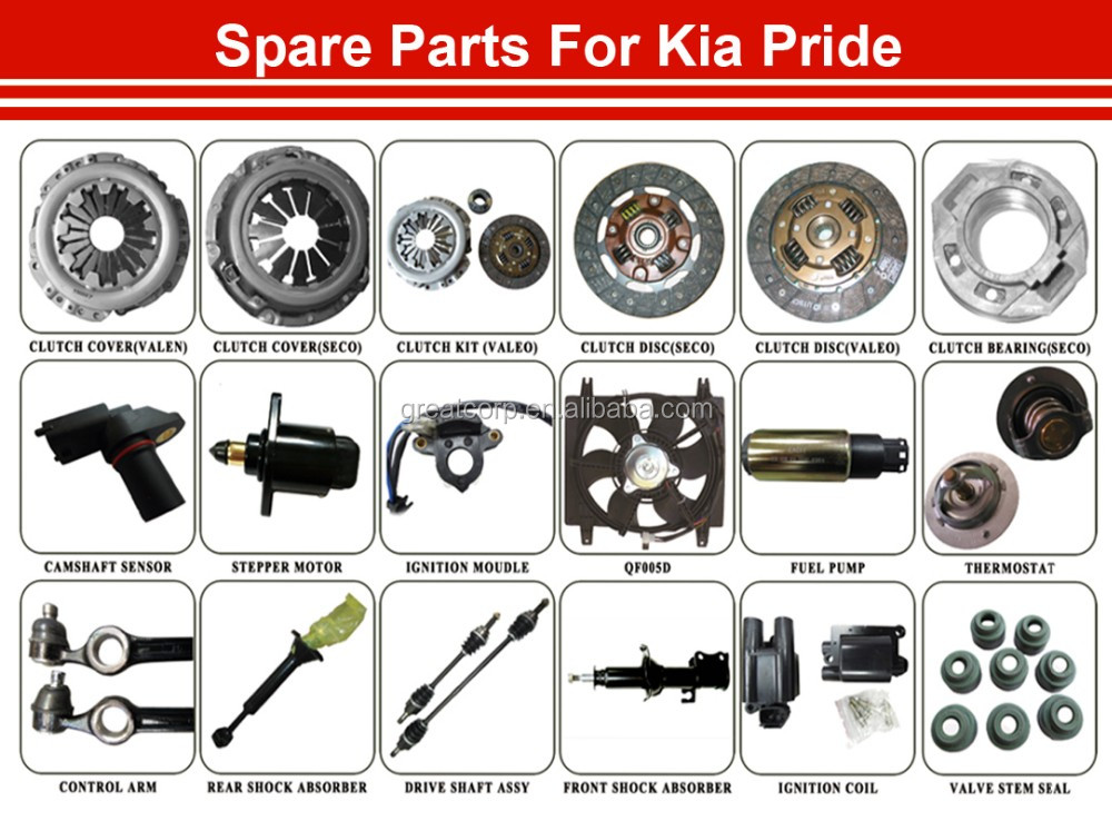 Kia pride 1996 spare parts discount