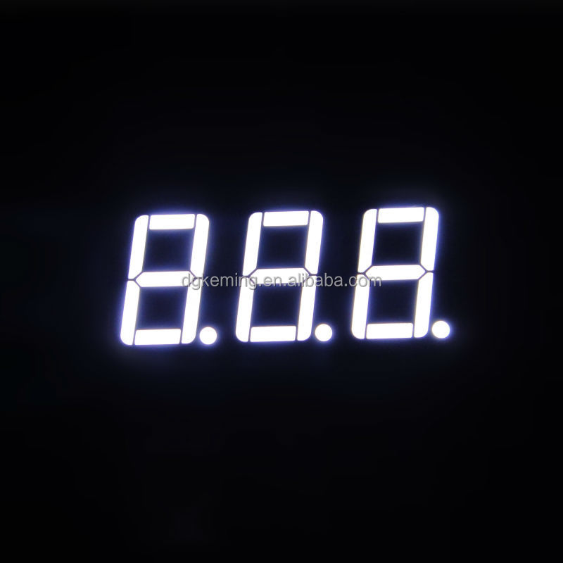 Bright White color 5631 inch three 3 triple digit 7 segment led numeric display module