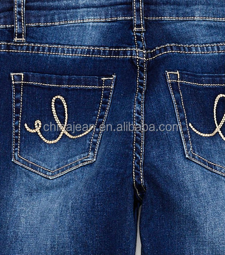 新しいファッションスタイル卸売子供のジーンズのズボンの女の子カラースキニー弾性パンツ( jxw1019)仕入れ・メーカー・工場