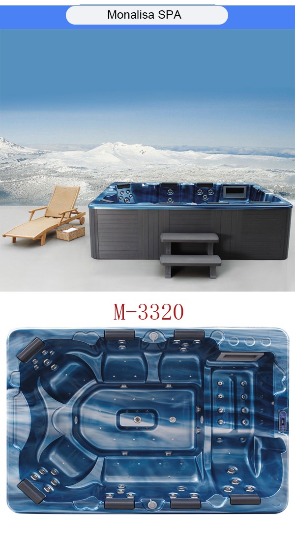 Source 6 person deluxe Balboa outdoor spa hot tub With video M-3320 on  m.alibaba.com