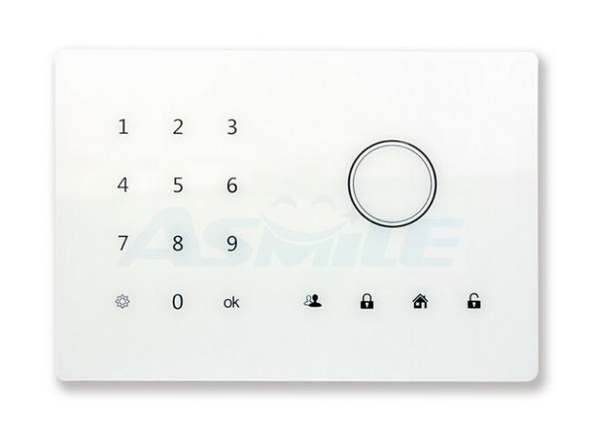 Intelligent Touch Keypad Screen Home Security Alarm System with iPH/Android APP 315/433MHZ wirless frequency G2CB