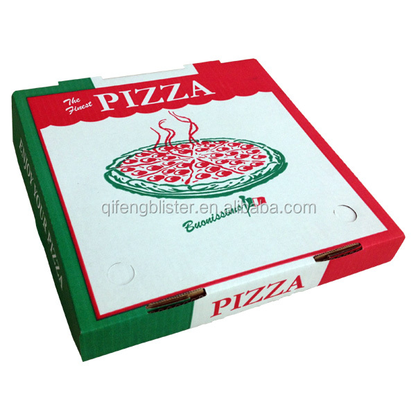 卸売カスタムピザボックスと、 ピザの箱を包装、 カスタムのピザの箱2色プリント問屋・仕入れ・卸・卸売り
