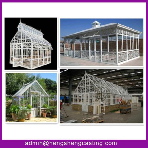 Garden Greenhouse / Glass Greenhouse / Commercial Used Greenhouse For
