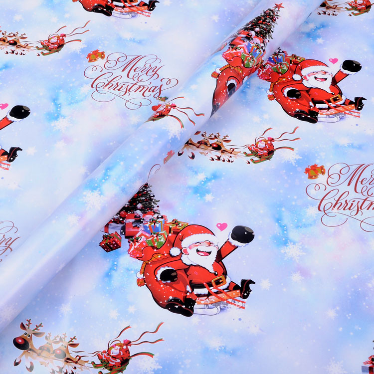 おしゃれなデザイン2014年カラフルメリークリスマス包装紙問屋・仕入れ・卸・卸売り