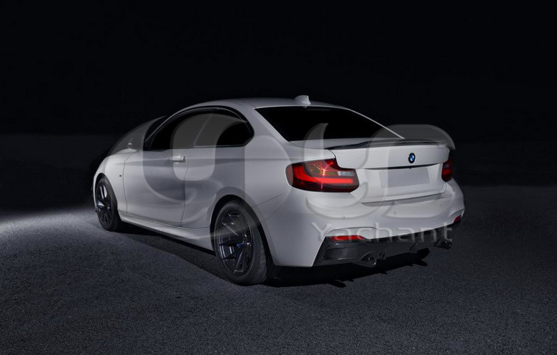 2014-2015 BMW 2 Series F22 235i M-tech Bumper Exotics Tuning Style Rear Diffuser CF (28).jpg