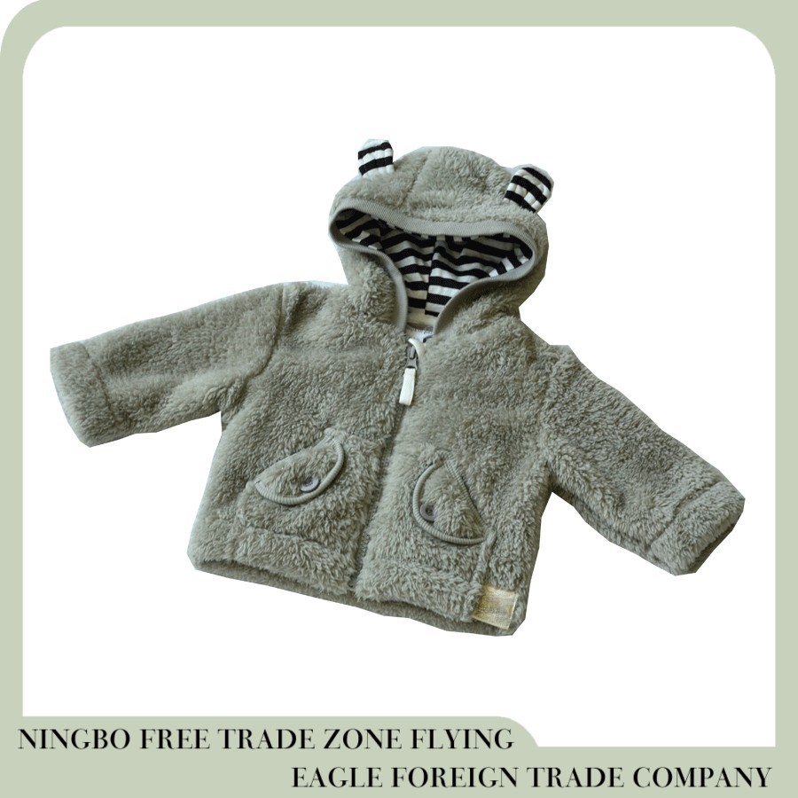 フライングイーグル寧波高品質毛皮で覆われたフード付き男の子のジャケット仕入れ・メーカー・工場