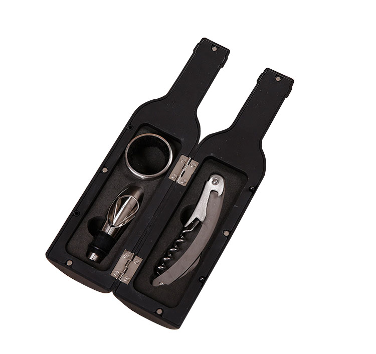Promotional items Birthday gifts wine opener set bottle shaped bottle opener sets