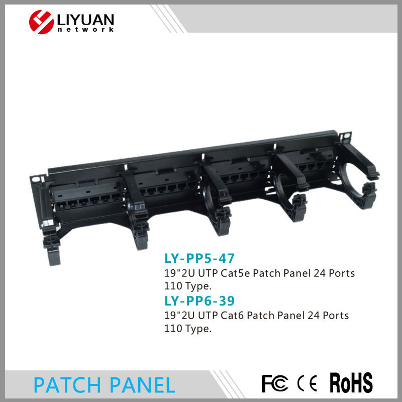 Ly-pp5-47ly-pp6-3924ポートrj45cat。 6110型utpモジュラーパッチパネル仕入れ・メーカー・工場