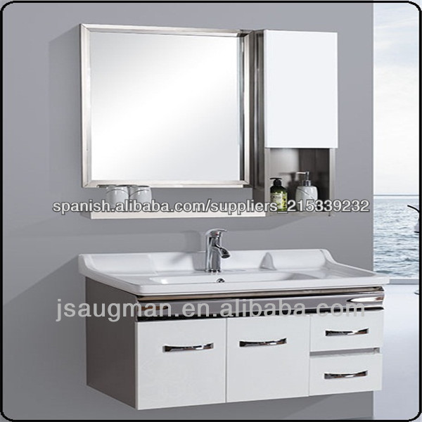 estilo europeo blanco usado baño vanidad gabinetes/tocador cabine baño