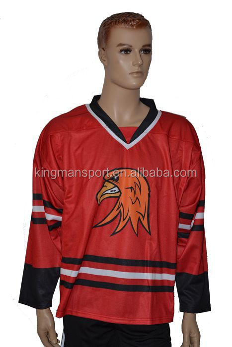 アイスホッケージャージペイパル可と刺繍のようなnhlジャージを昇華問屋・仕入れ・卸・卸売り