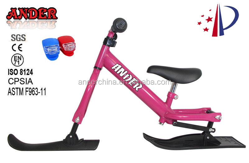 新しいスノースクーターバイク2014年/雪スキーを持つ子供のための自転車ライト問屋・仕入れ・卸・卸売り