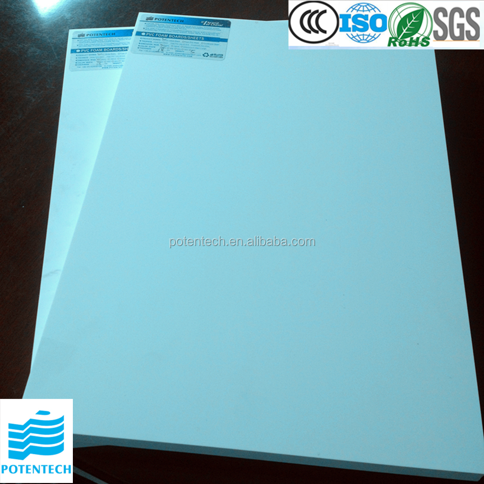 2015 potentech guangzhou 25mm komatex pvc foam sheet for outdoor