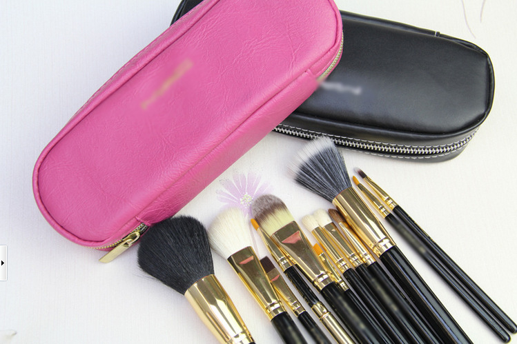 12pcs Goat Hair Makeup Brushes Set With Case - Buy Makeup Brushes ...