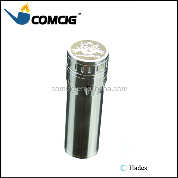 2014 most popular colorful silver firing pin 26650 hades mod 1:1 clone ecig for adult gift