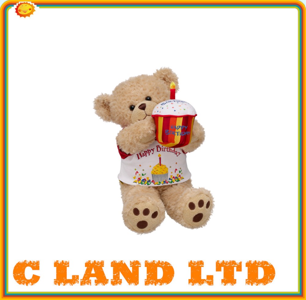 cute style happy birthday teddy bear cute stuffed bear