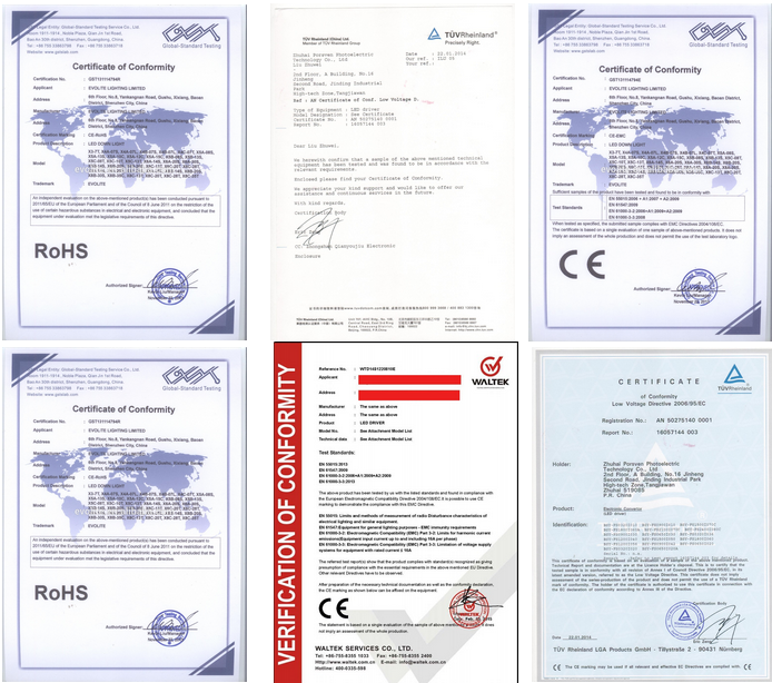 certifications