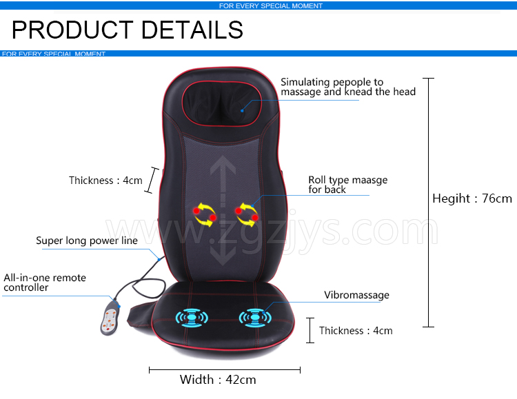 Car and home both use multifunctional full body massage cushion