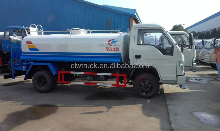 RHD 4000L foton water tank truck for sale 4*2 water tank truck in Jamaica